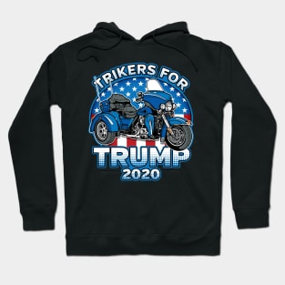 Trikers For Trump 2020 Biker Hoodie